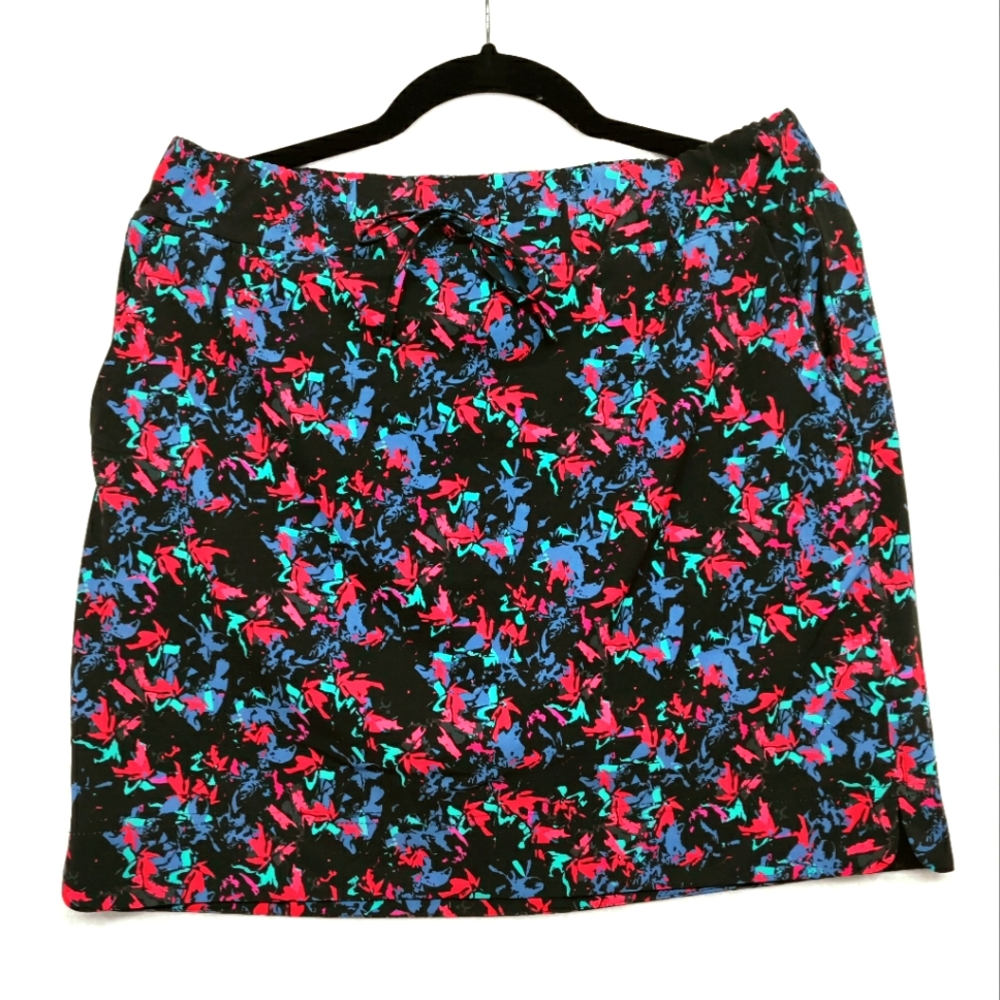 J. Jill Fit On-The-Go Athletic Skort | Skirt Multicolor Size Small Artsy
